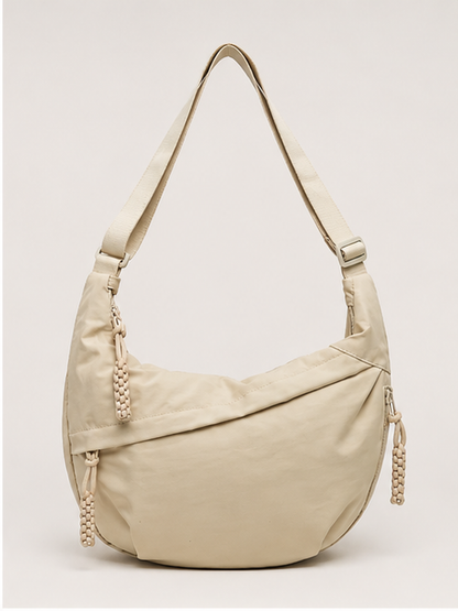 Schoudertas in de kleur Alpenbeige