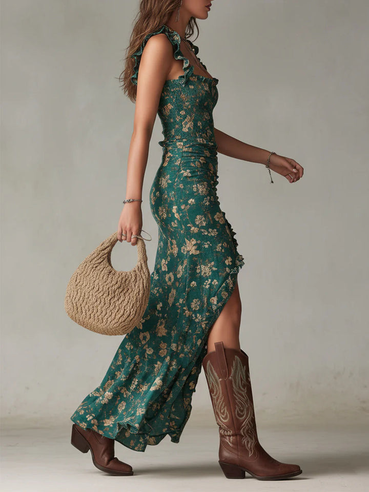 Virginia Wild Charm Boho Floral Dress