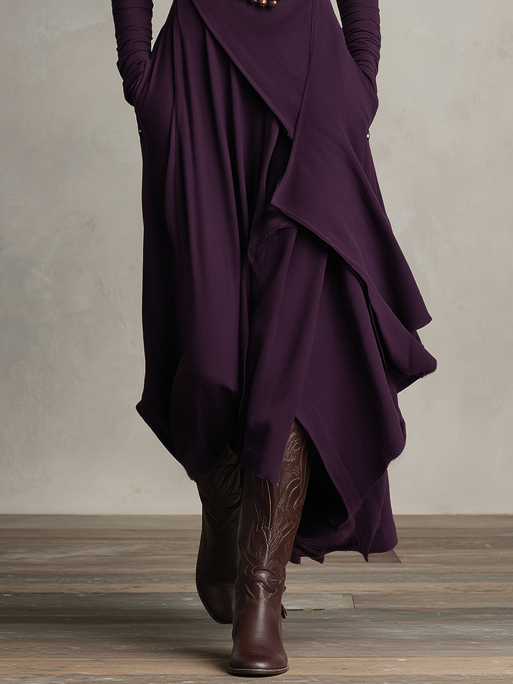 Nola Bohemian Draped Maxi Dress