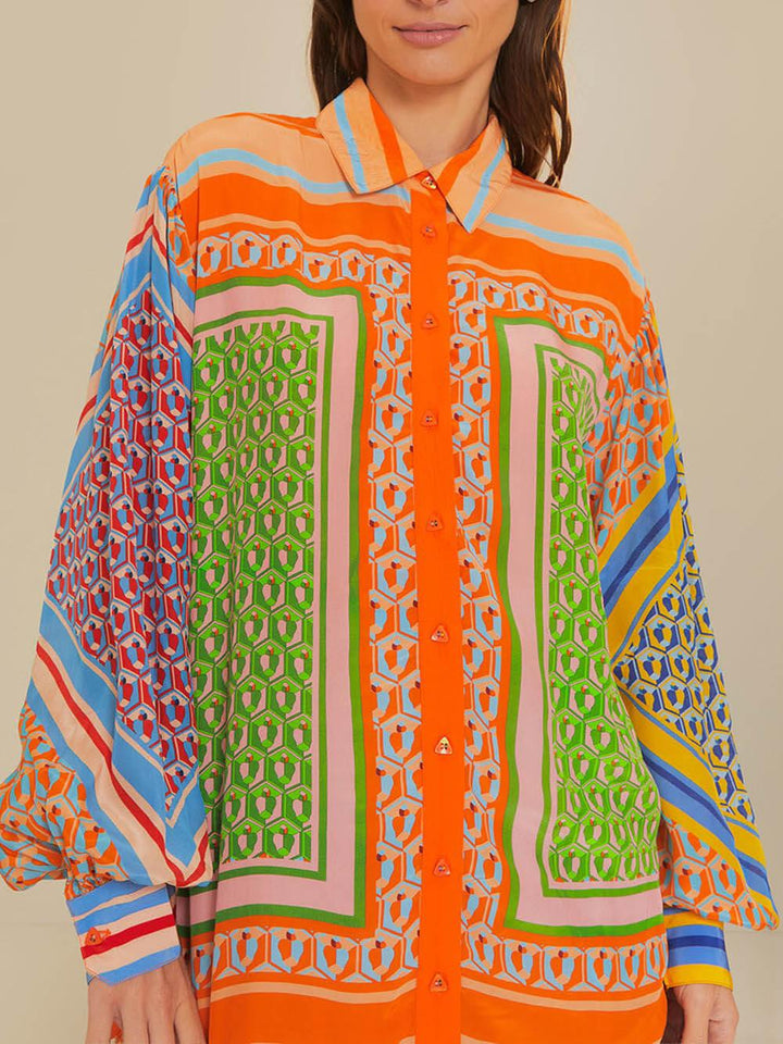 Josephine™ | Tropical Look Colorful Unique Shirt