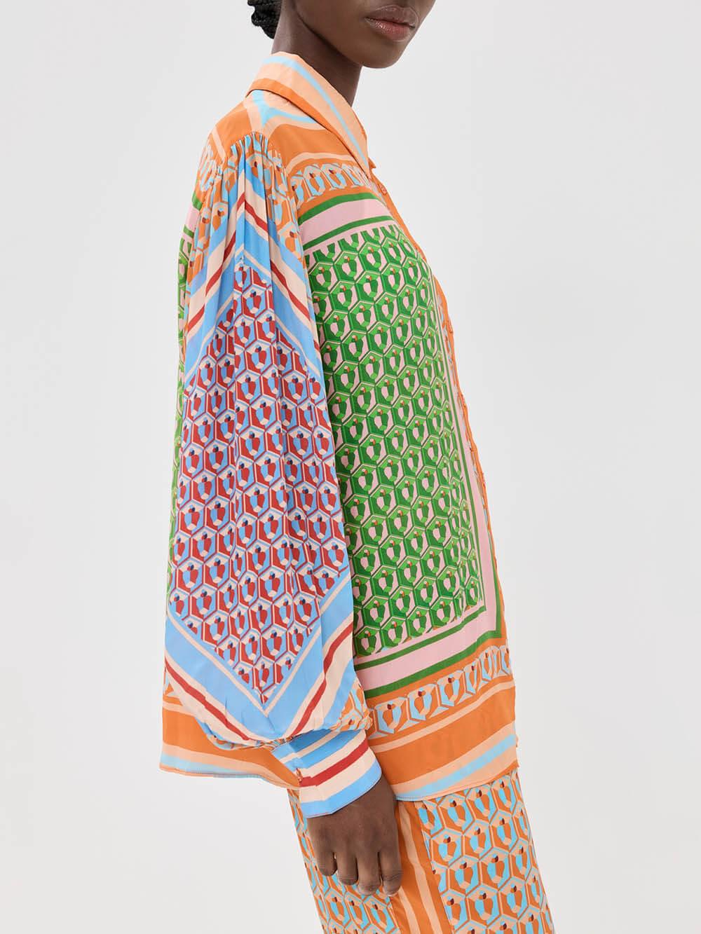 Josephine™ | Tropical Look Colorful Unique Shirt
