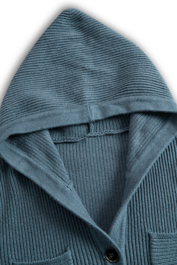 Mae Hooded Knitted Maxi Dress