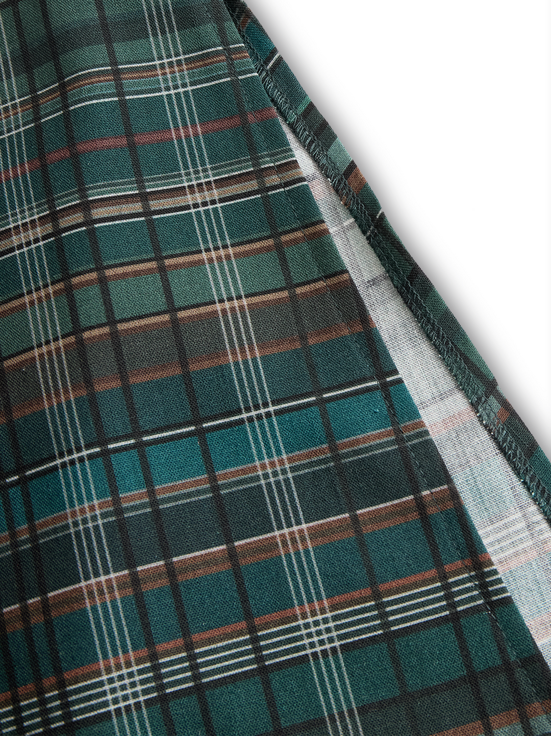 Bella Plaid Shirt Maxi Dress
