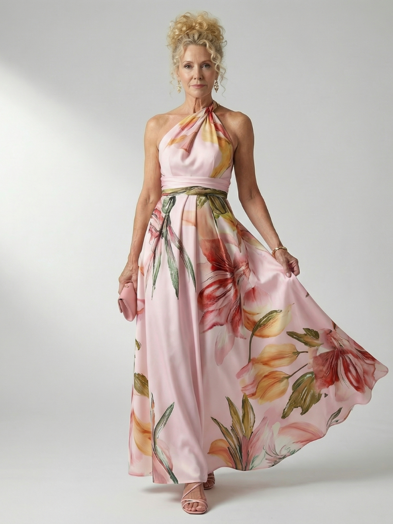 Magnolia Light Floral Maxi Dress