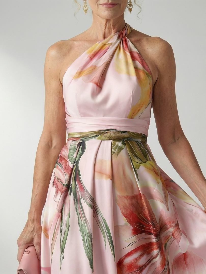 Magnolia Light Floral Maxi Dress