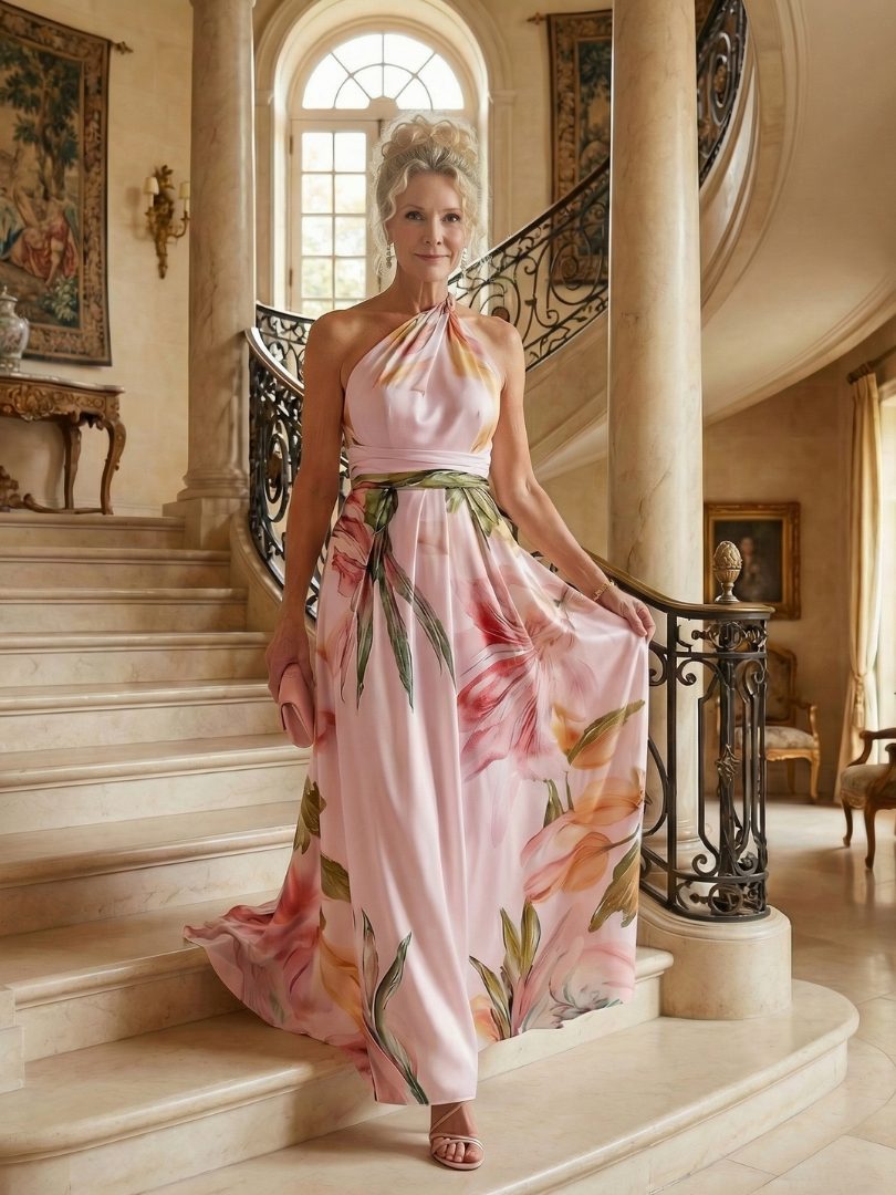 Magnolia Light Floral Maxi Dress