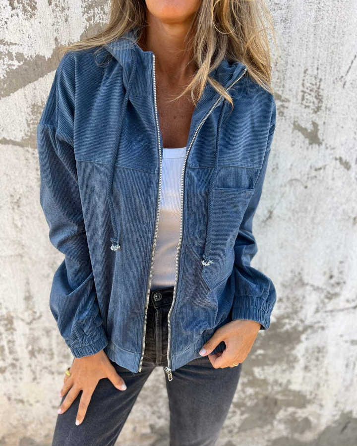Danna jacket with hood and zip