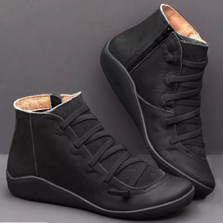 Ashlee PREMIUM COMFY LEATHER AUTUMN BOOTS