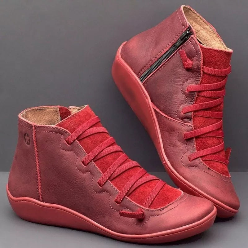 Ashlee PREMIUM COMFY LEATHER AUTUMN BOOTS