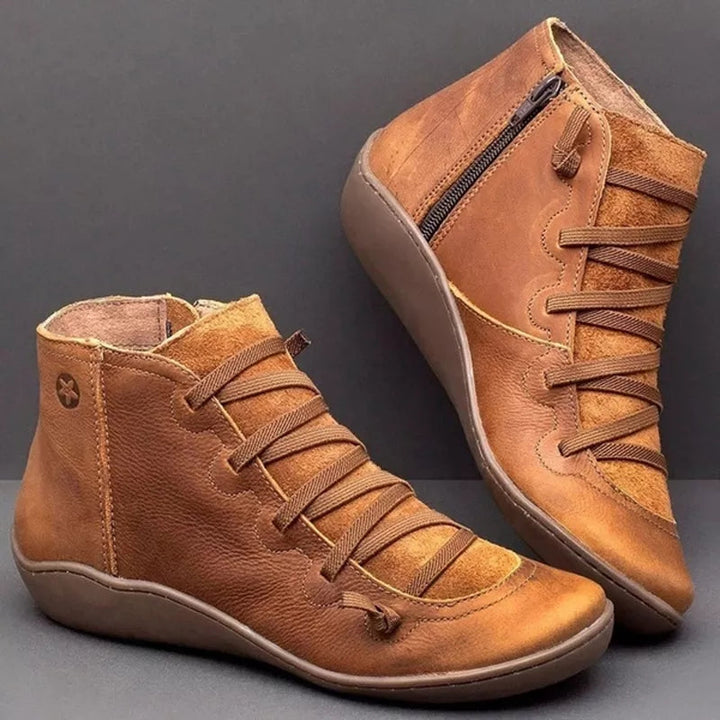 Ashlee PREMIUM COMFY LEATHER AUTUMN BOOTS