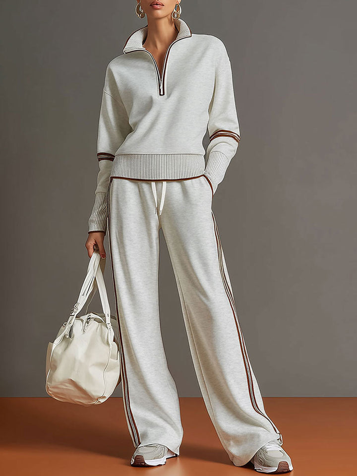 Charlotte – blouse and wide-leg pants