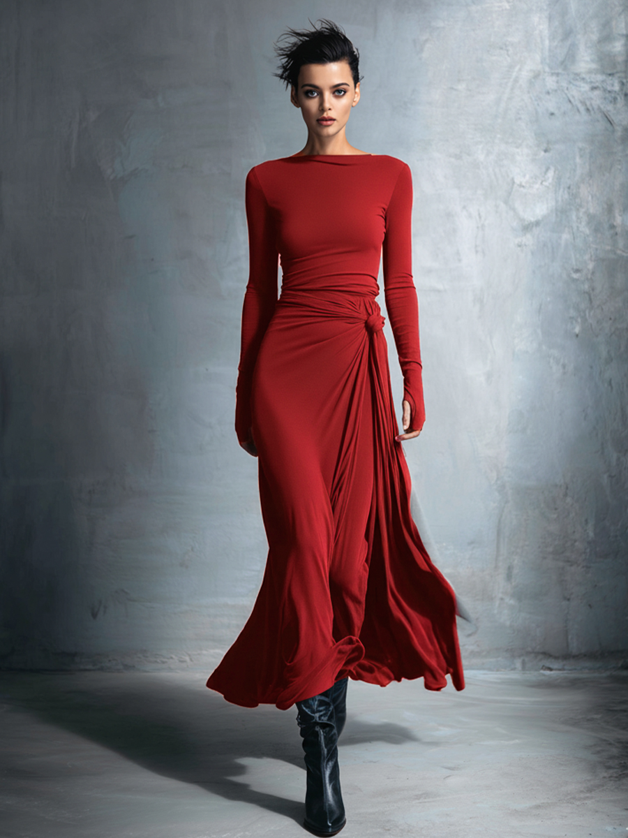Imogen Wrap Maxi Dress