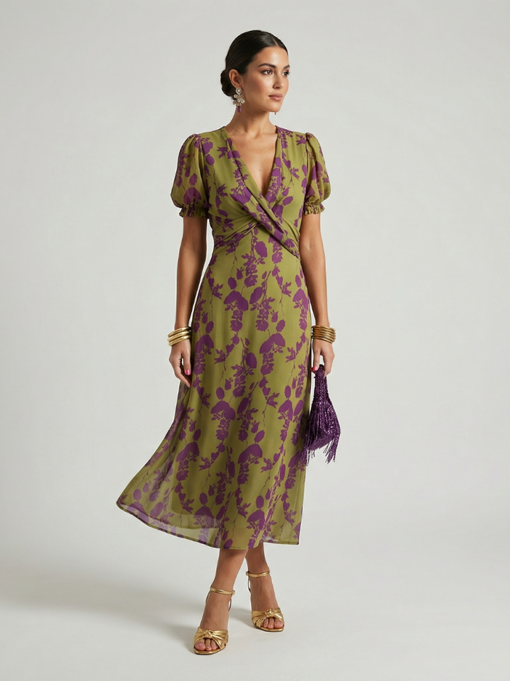 Emmeline Relaxed Floral Midi Dress