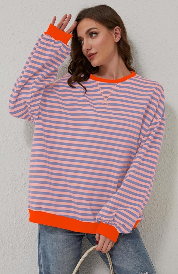 Mana Striped Oversized Jumper