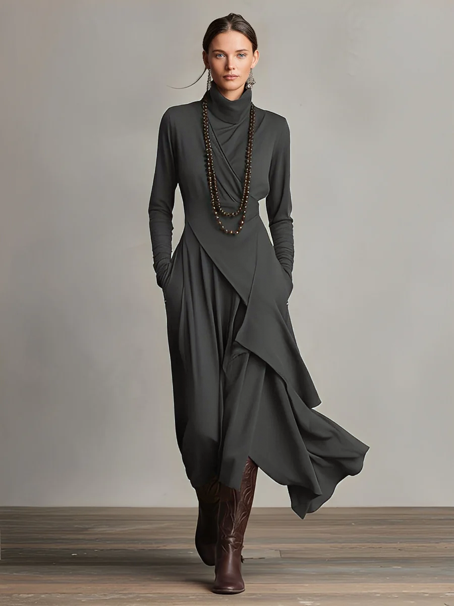 Nola Bohemian Draped Maxi Dress