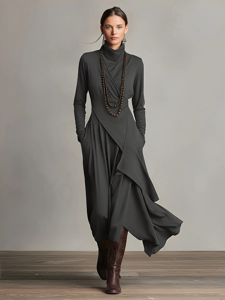 Nola Bohemian Draped Maxi Dress