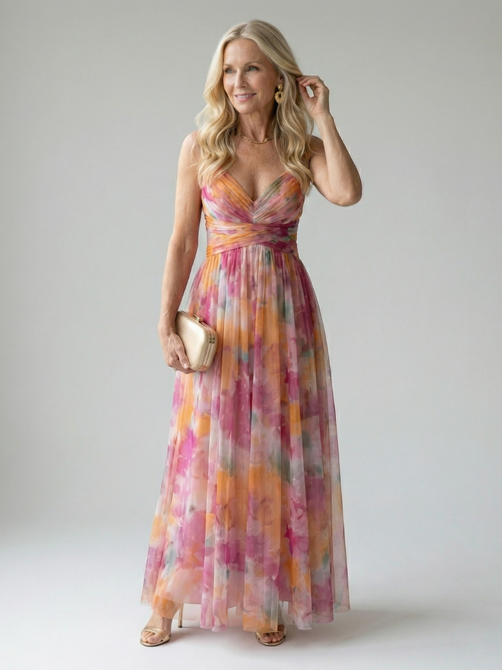 Marceline Soft Wrap Maxi Dress