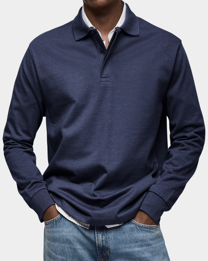 Leo Melbourne™ | Comfortable spring polo with long sleeves