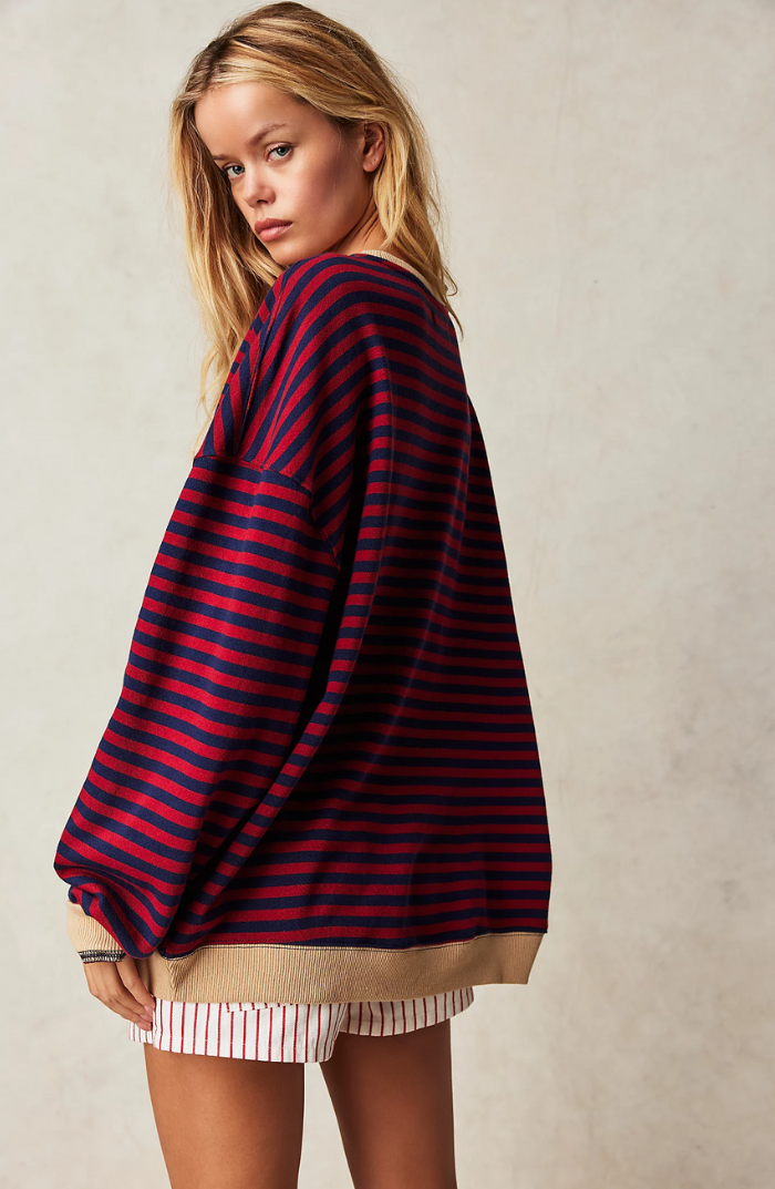Mana Striped Oversized Jumper