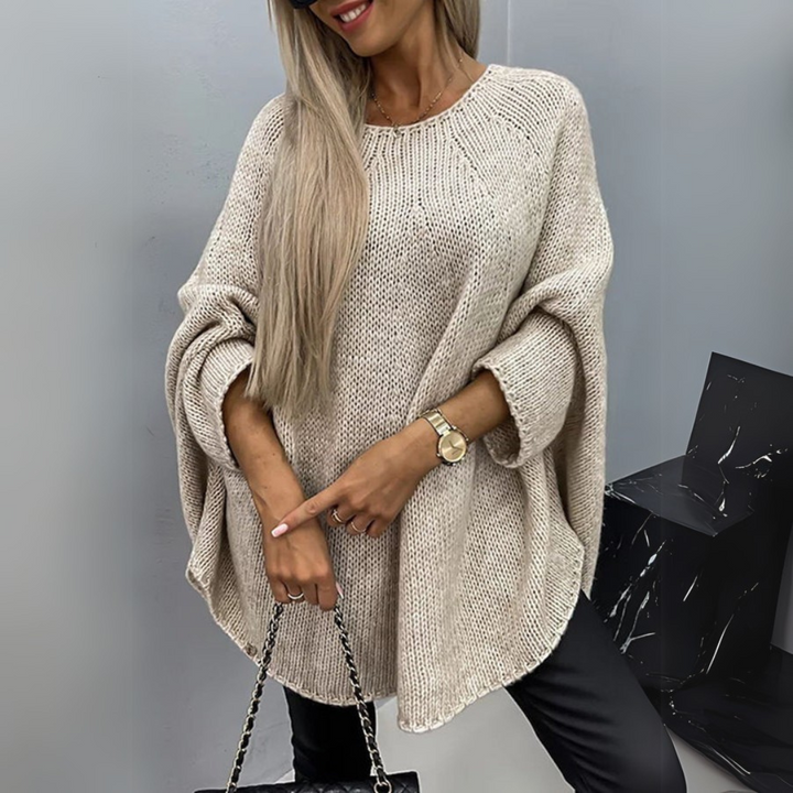 Isabelle Elegant Round-Neck Jumper