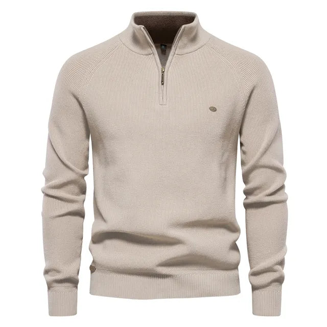 Steven™ | Knitted Zip-Up Sweater