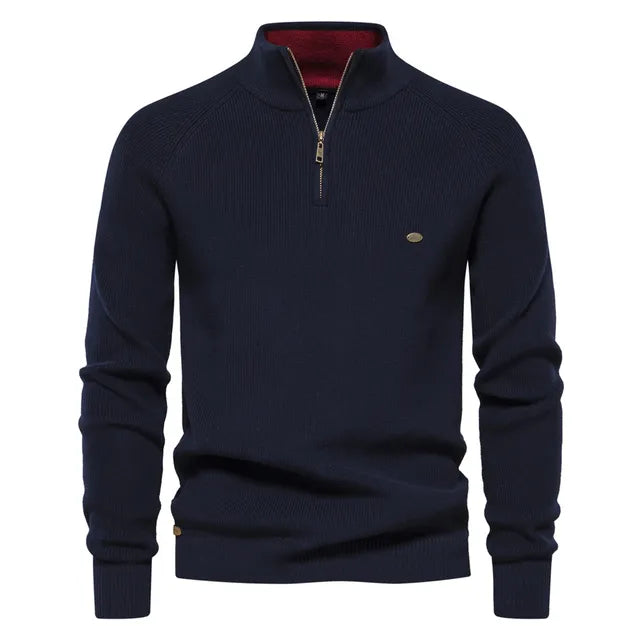 Steven™ | Knitted Zip-Up Sweater