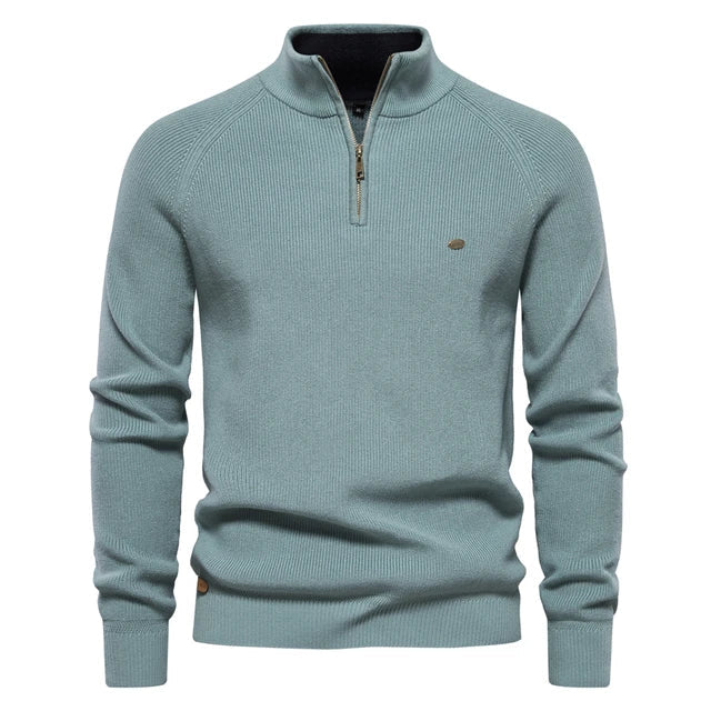 Steven™ | Knitted Zip-Up Sweater
