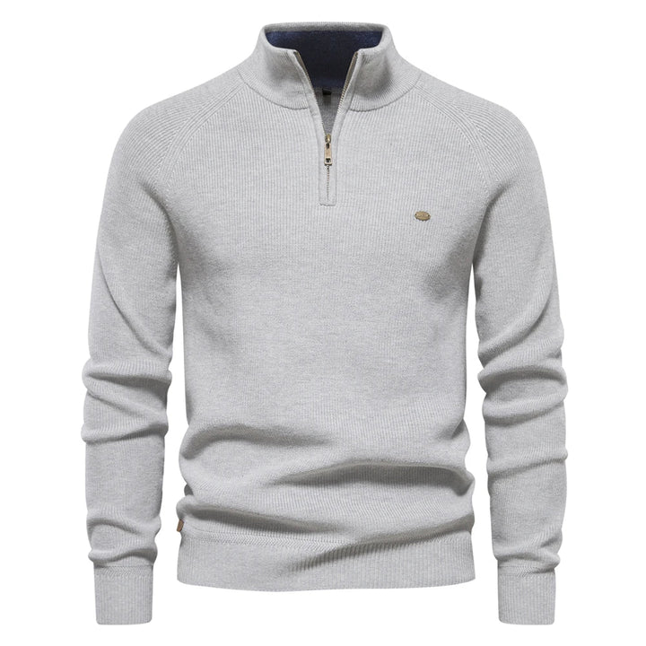 Steven™ | Knitted Zip-Up Sweater