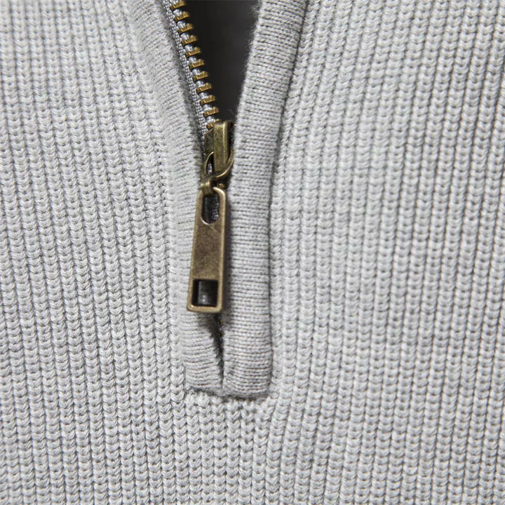 Steven™ | Knitted Zip-Up Sweater