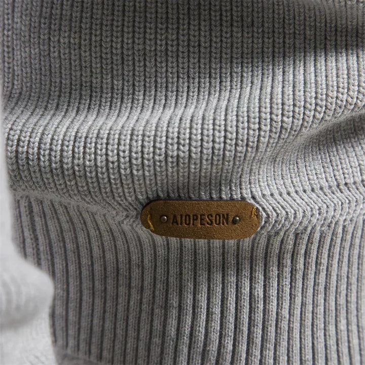 Steven™ | Knitted Zip-Up Sweater