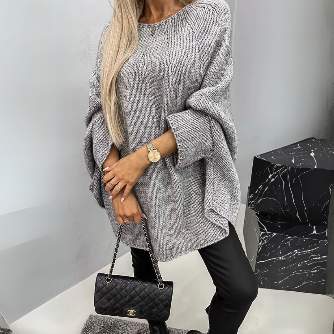 Isabelle Elegant Round-Neck Jumper