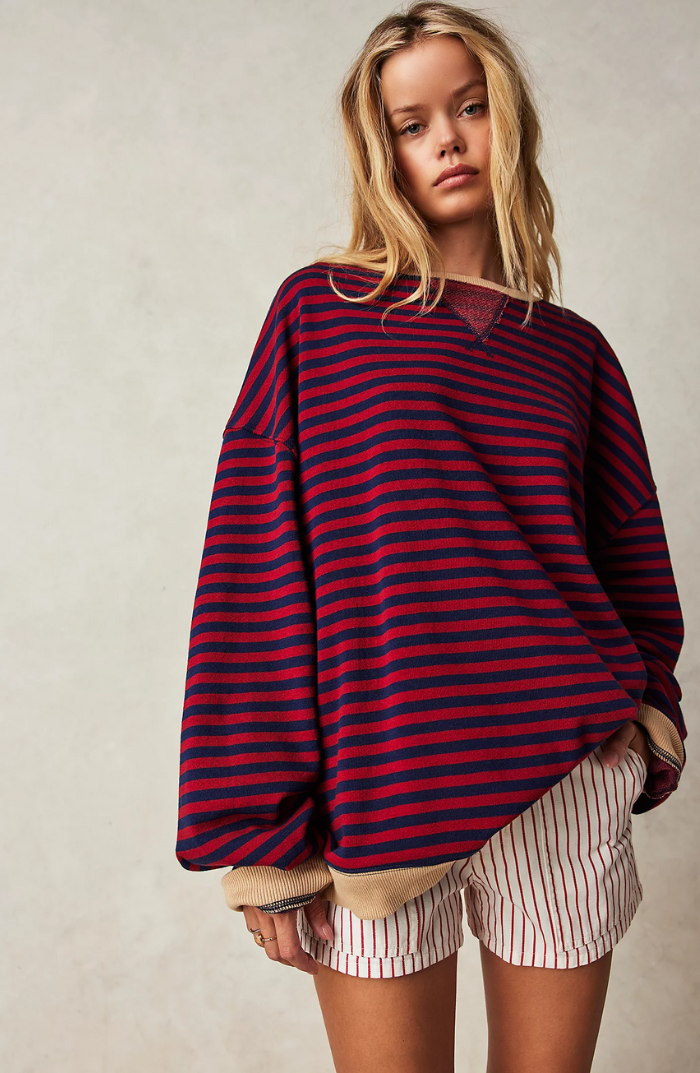 Mana Striped Oversized Jumper