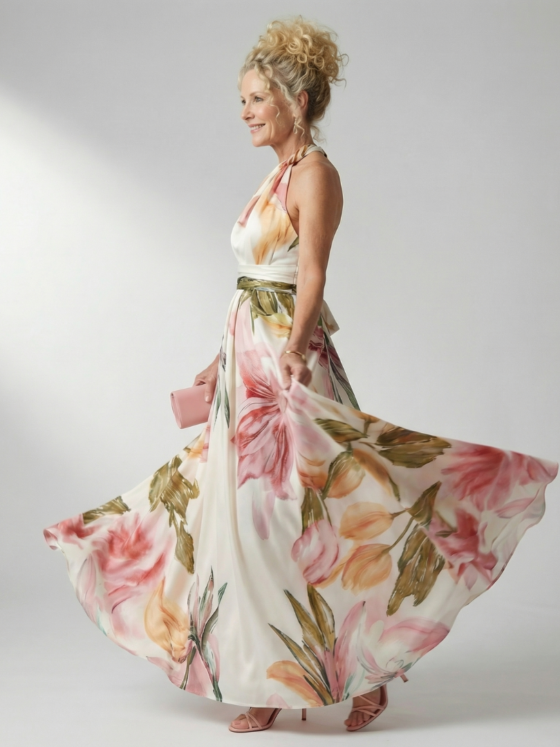 Magnolia Light Floral Maxi Dress