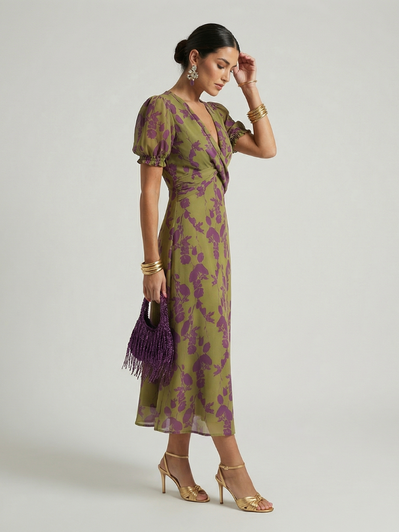 Emmeline Relaxed Floral Midi Dress
