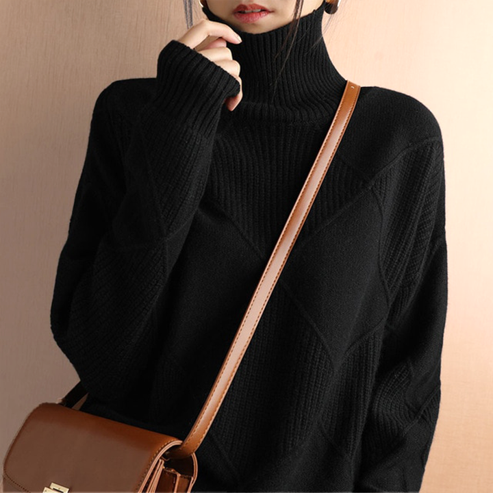 Marcelle Chunky Turtleneck Jumper