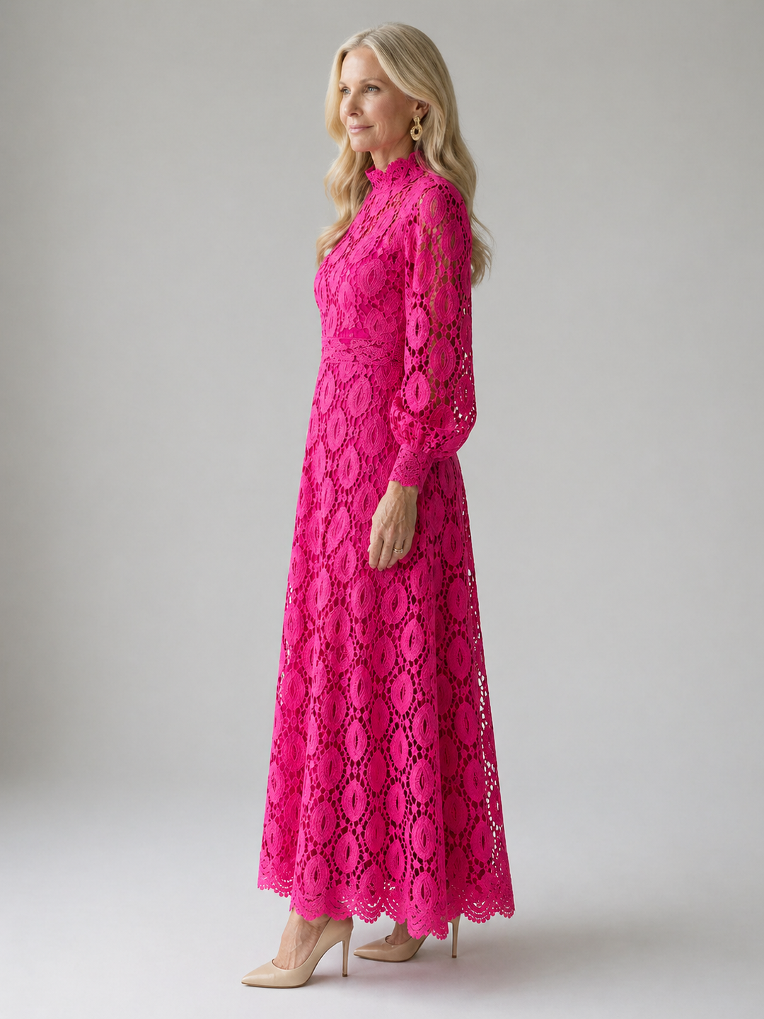 Elowen Lace Midi Dress
