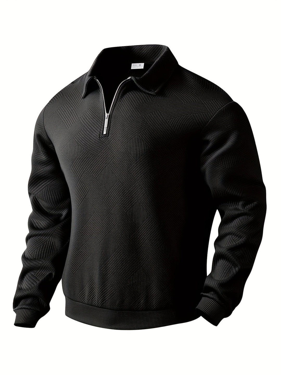 Didier™ | Vintage Zip-Up Sweater with Geometric Design