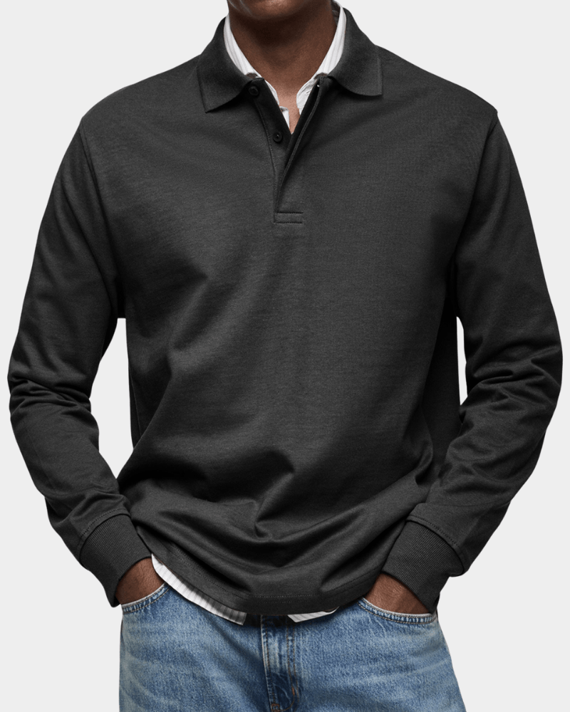 Leo Melbourne™ | Comfortable spring polo with long sleeves