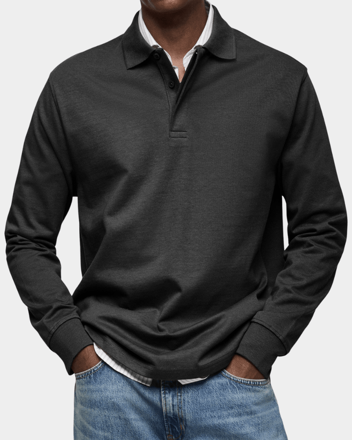 Leo Melbourne™ | Comfortable spring polo with long sleeves