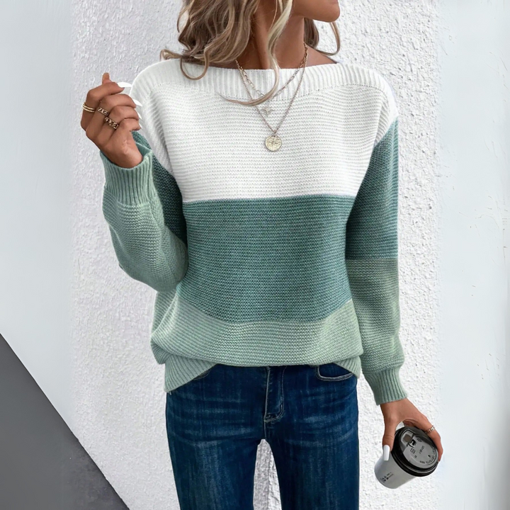 Clara Three-colour jumper