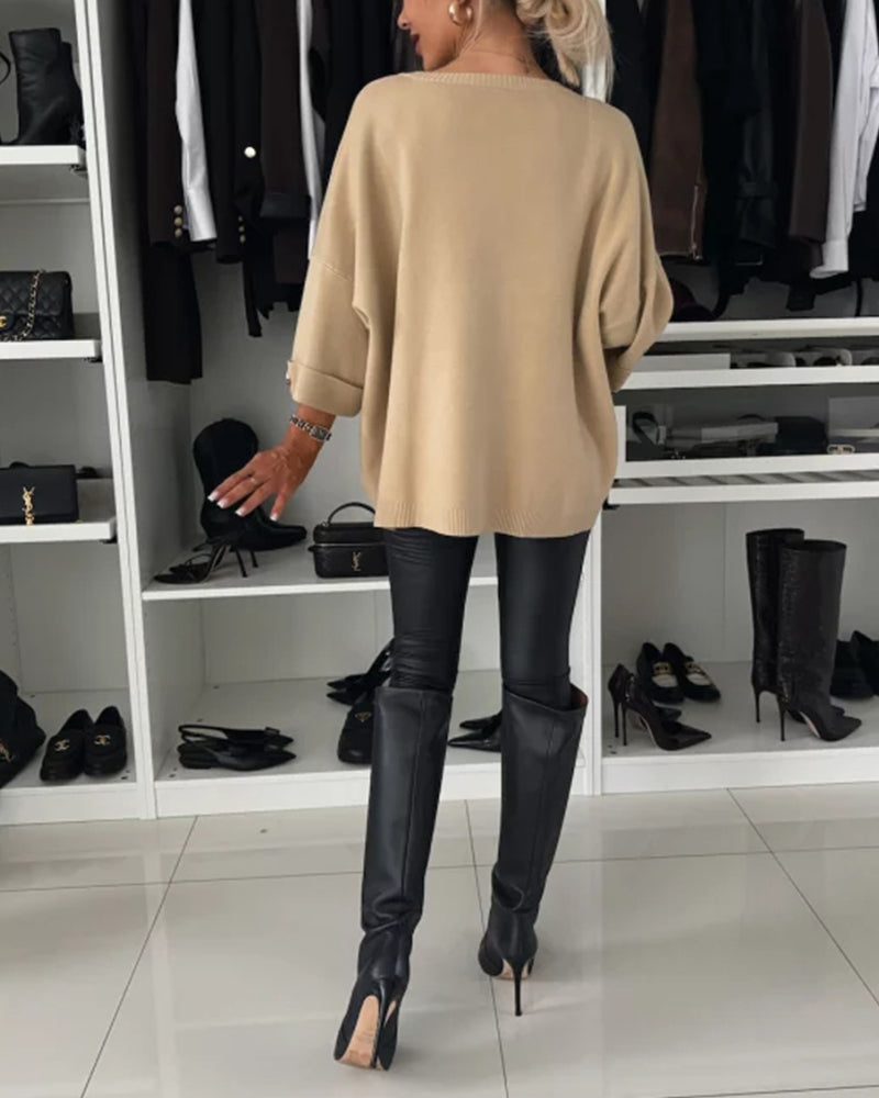 Isabella Elegant Knit Blouse