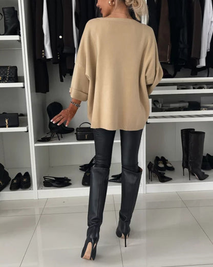 Isabella Elegant Knit Blouse