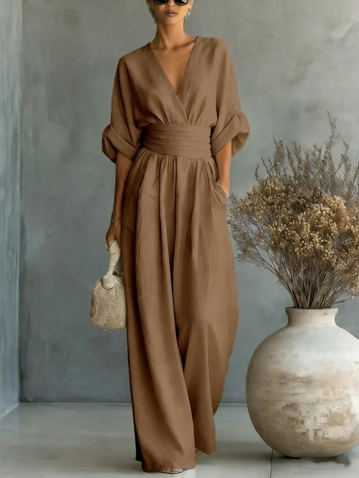Cleo Relaxed Linen Jumpsuit