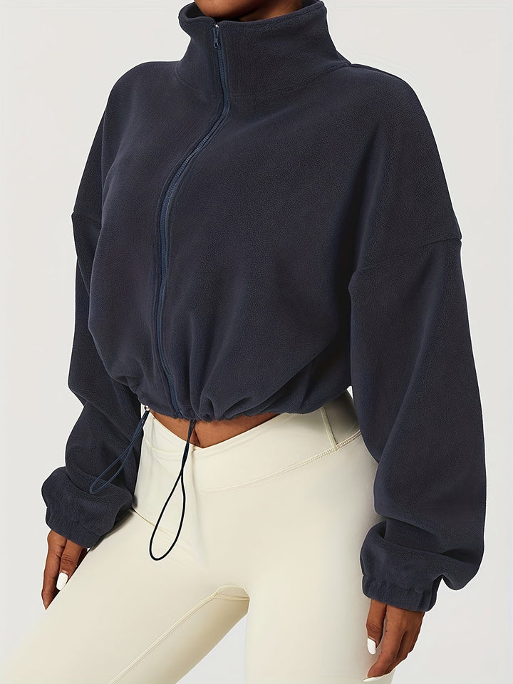 Velexia Fleece Crop Top