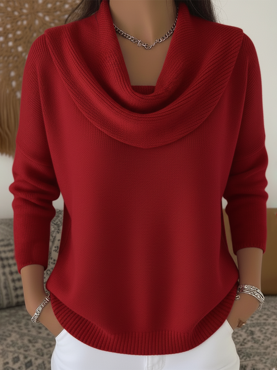 Molly Stylish Cowl Collar Sweater