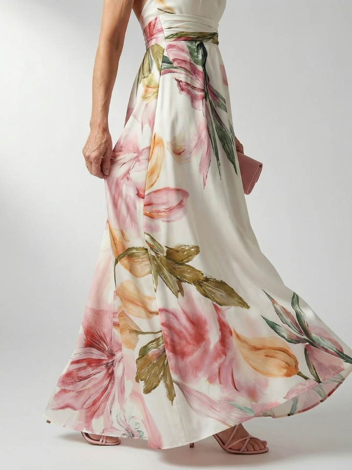 Magnolia Light Floral Maxi Dress