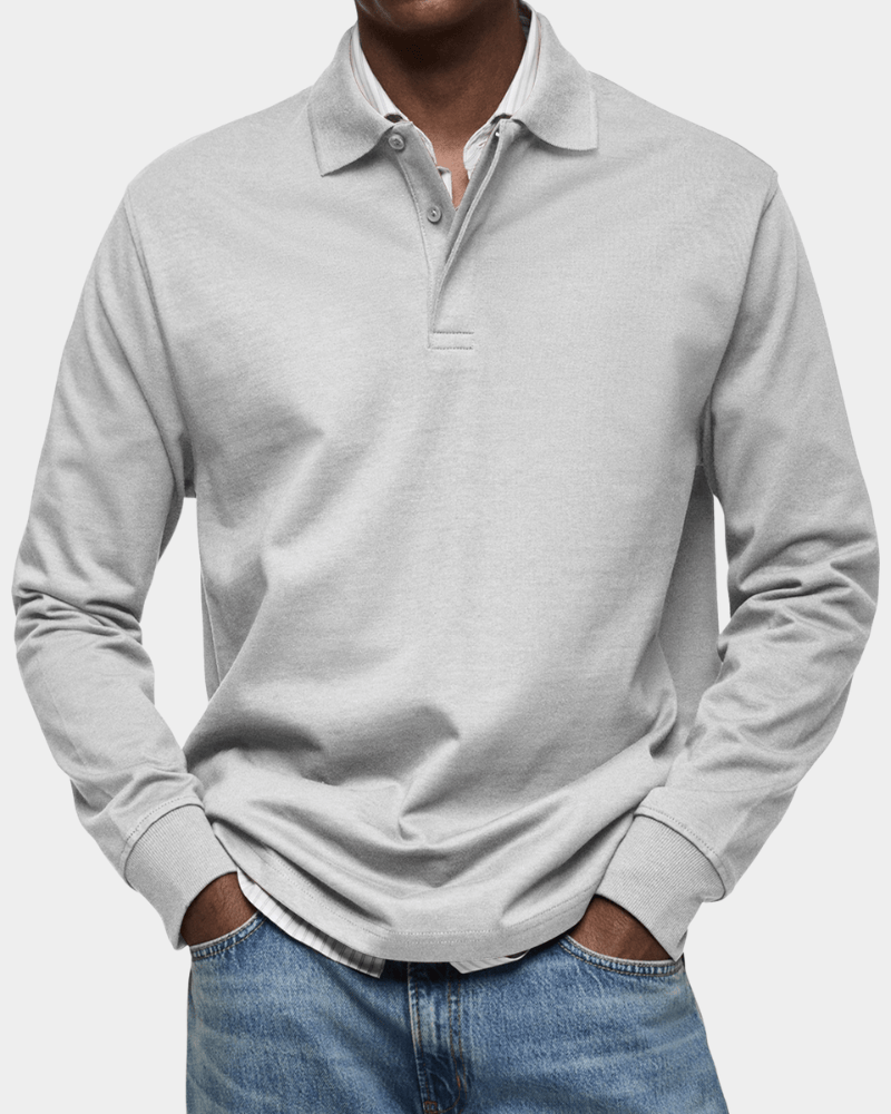 Leo Melbourne™ | Comfortable spring polo with long sleeves