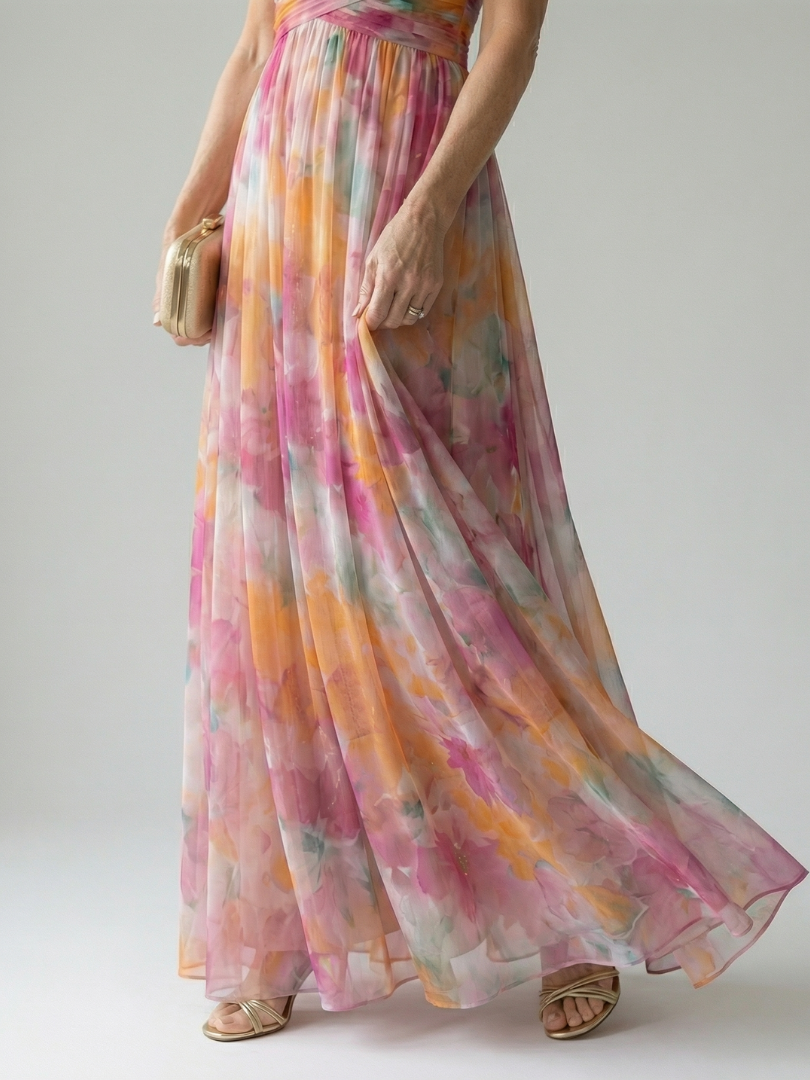 Marceline Soft Wrap Maxi Dress