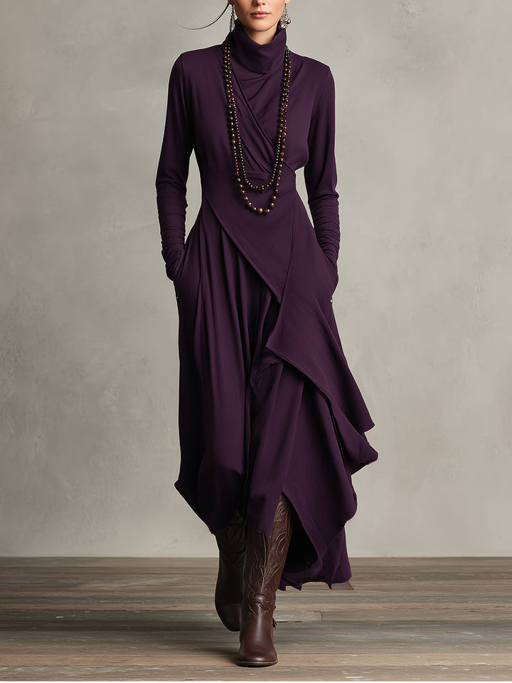 Nola Bohemian Draped Maxi Dress