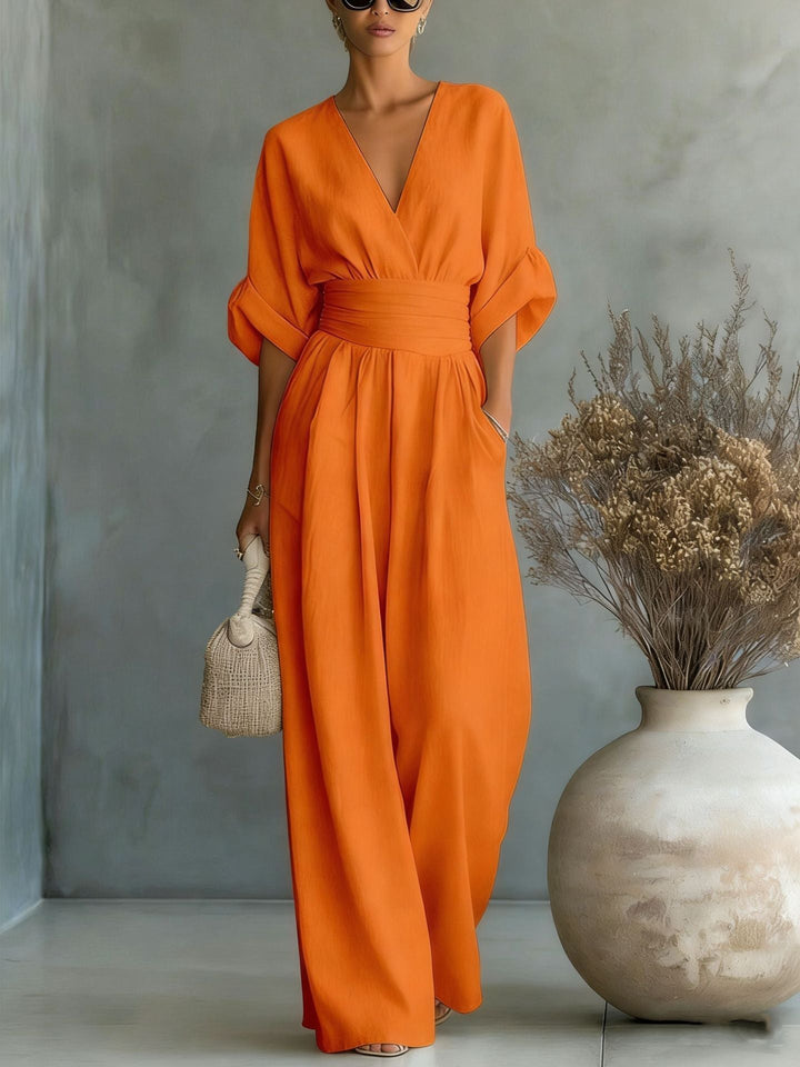 Cleo Relaxed Linen Jumpsuit